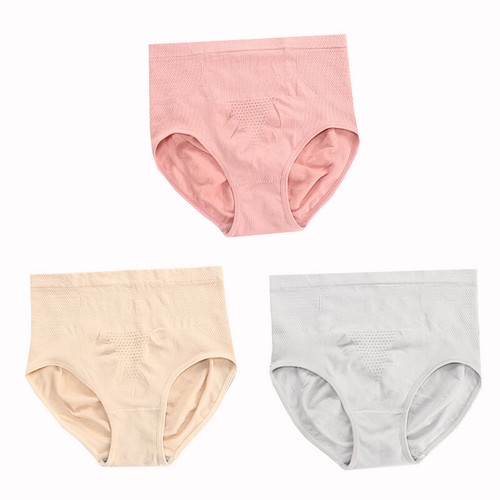 3er-Pack Shapers Damen hochtaillierter Körper Shapewear Unterwäsche Bauchkontrollhöschen - Bild 14 von 25