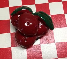 Realistic Artificial Faux Fake Food Fruit CHERRIES 3D MAGNET Kitchen Prop
