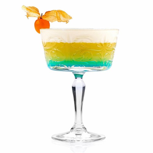 Coppa per Cocktail in Cristallo  stile Tattoo Rcr Set 6 pezzi - Foto 2 di 6