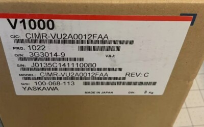 New Yaskawa ServoPack Drive CIMR-VU2A0012FAA with 12 Months Warranty