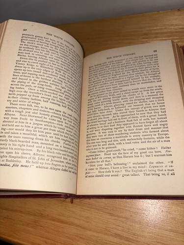 Vintage The White Company A. Conan Doyle Hardcover Book Red Cloth Antique 1920 - Picture 12 of 15