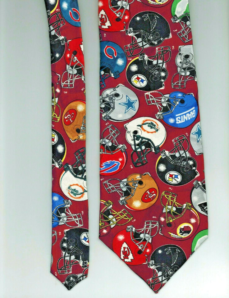 NFL Novelty TIE Mixed Team 100% Silk Made in USA - Image 3 of 4