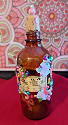 Valentines Decorations, Love Potion Bottles, Goth, Dark Academia, Apothecary 