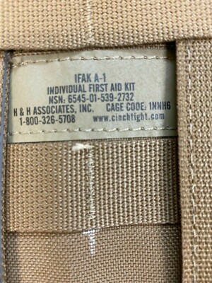 20 Piec USMC Individual First Aid Kit Pouch IFAK A-1 NEW | eBay