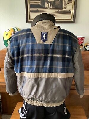 ROUNDTREE & YORKE Outdoor Men's Cotton Blend JACKET COAT Leather Trim Size LARGE | eBay ROUNDTREE & YORKE Outdoor Men's Cotton Blend JACKET COAT Leather Trim Size LARGE | eBay