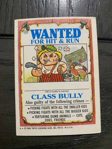 1986 Garbage Pail Kids Series 3 Complete Your Set GPK 3RD U Pick OS3 READ - Picture 68 of 192