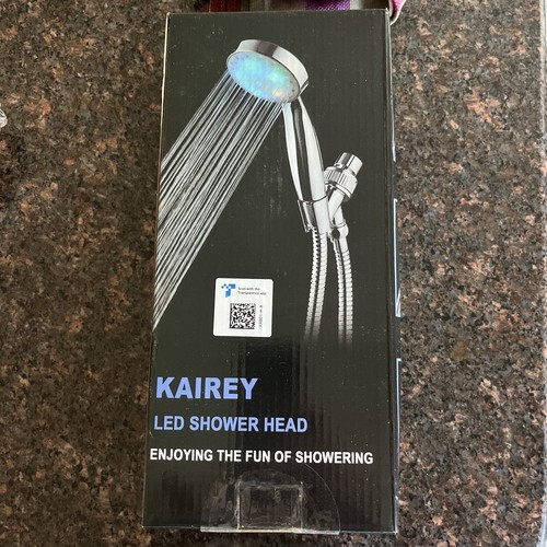 KAIREY LED Duschkopf 7 Farben Lichtwechsel Automatischer Handbrausekopf...