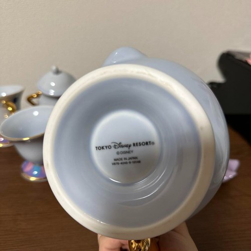 Beauty and the Beast Mrs. Potts Tea Pot, 2 Chip Tea Cups and a Sugar Pot Set TDL - Picture 5 of 5
