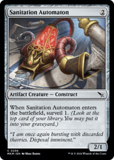 x4 Sanitation Automaton MKM MTG 256 COMMON M/NM 4x