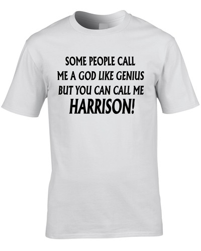 Harrison T-Shirt lustig Jungen Herren personalisiert beliebiger Name Geschenk Jungen Geburtstag 50. - Bild 4 von 4