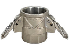 GOODYEAR D150-SS Auto-Lock 1-1/2" Cam & Groove x Female NPT Type D Stainless