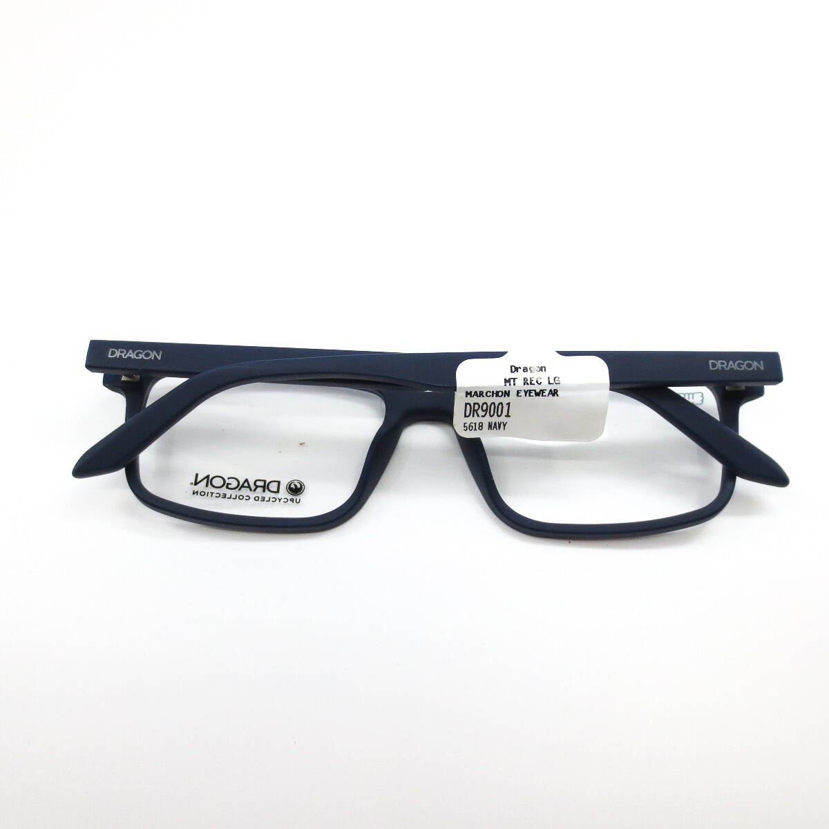 Dragon Eyeglasses Frames DR9001 410 Matte Navy Blue  display picture 3
