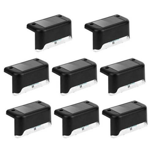 4X 8X LED Solar Powered Fence Wall Lights Garden Lamp Step Path Decking Outdoor - Picture 13 of 13