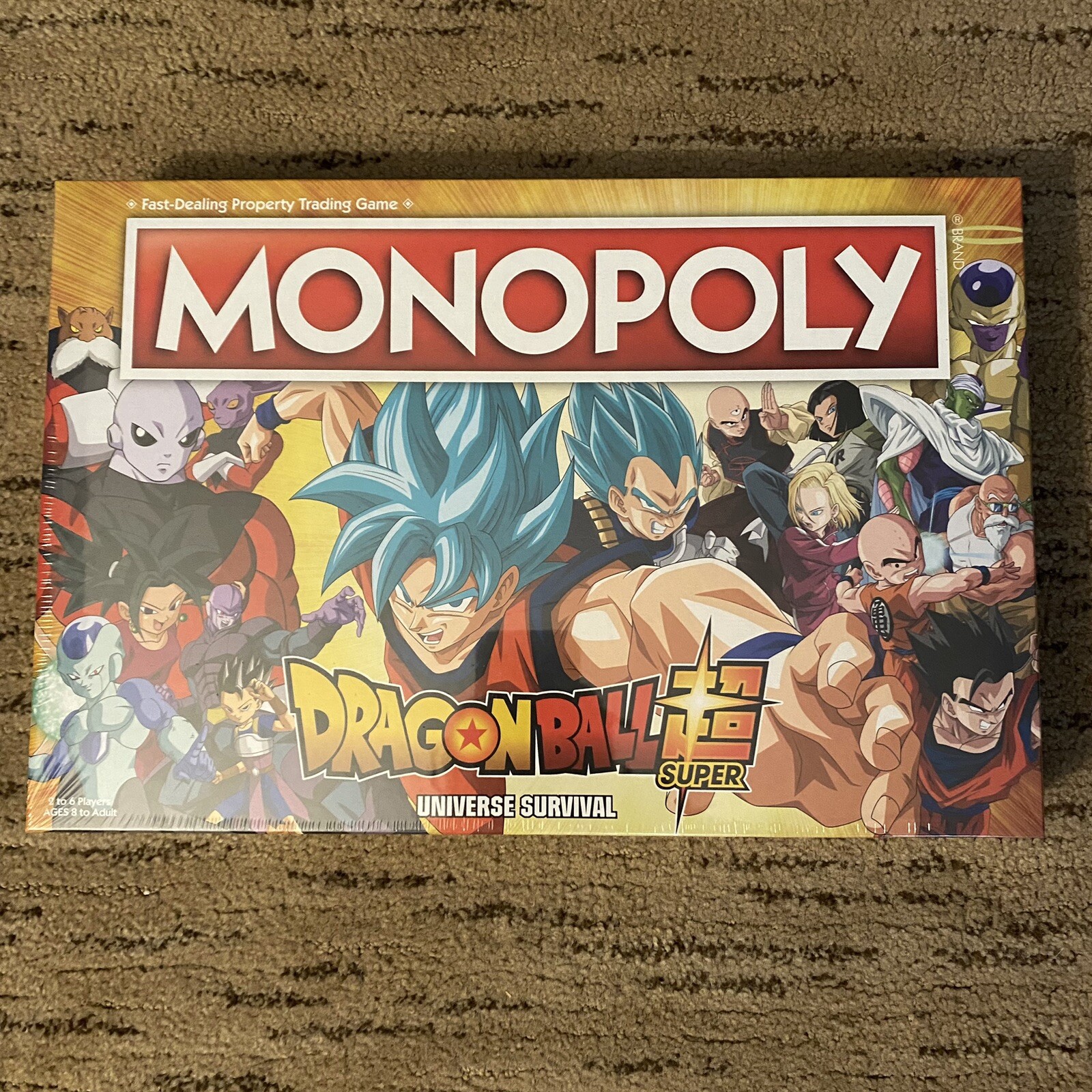 Monopoly Dragon Ball Super Edition Board Game New Sealed