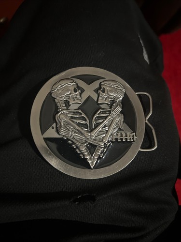 RARE H.I.M. HEARTAGRAM BUCKLE!!! VILLE VALO!!! BAM!!! KILLING LONELINESS!!!