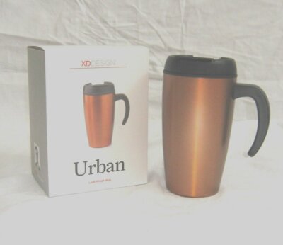 XD Design XDP432008 Urban Mug Thermobecher auslaufsicher Farbton Kupfer