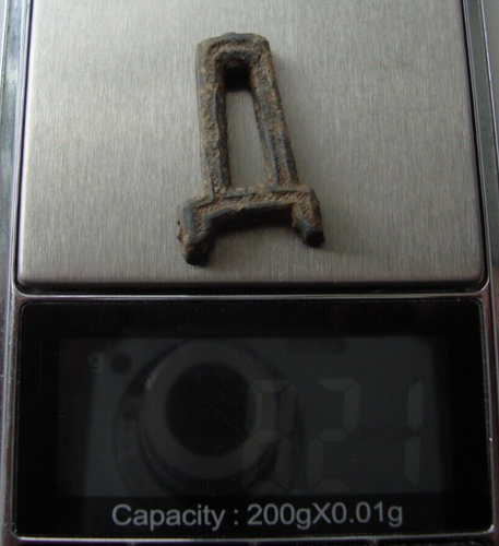 WW1 Russian Imperial Army Shoulder Board Letter Pewter Original S8 - Picture 8 of 8