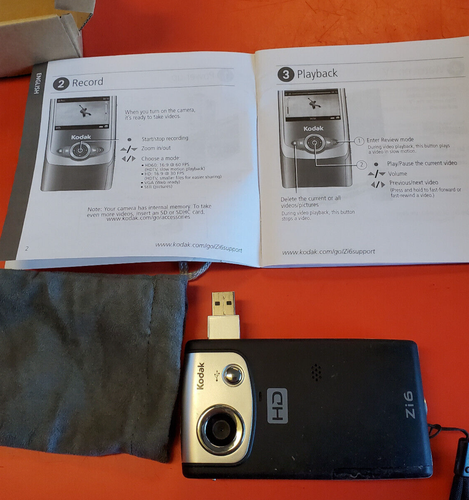 Kodak Zi6 Pocket video camera = used - Picture 2 of 6