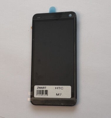 HTC One M7 Touchscreen LCD Display Rahmen Komplett Front Cover Glas NEUWARE