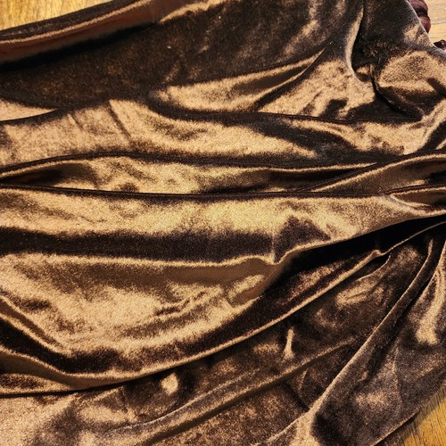 Vtg Crushed Velvet Maroon Blanket Throw Dark Romantic Gothic Thro Ltd. Korea - Picture 5 of 9