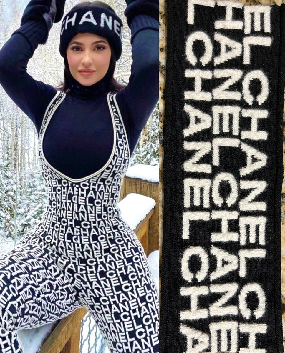 New Chanel 2019 2020 2021 21s Black White Logo Headband Hair