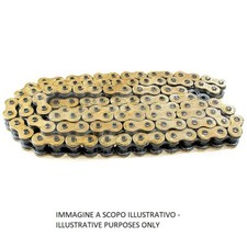 DID 420NZ3SDH KETTE MIT 140 GLIEDERN GOLD / SCHWARZ