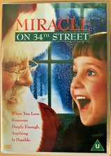 Miracle On 34th Street DVD 1994Christmas film Richard Attenborough 5039036006613