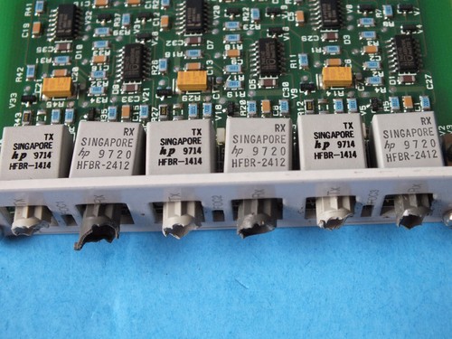 Lot of 1 pcs ABB  1MRS050039 D   SFIBER MM   Board (broken plugs) - Picture 5 of 6