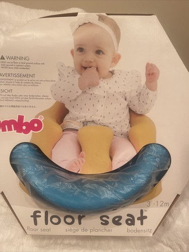 BUMBO Baby Floor Seat with Safety Straps & Tray - Blue - Picture 2 of 3