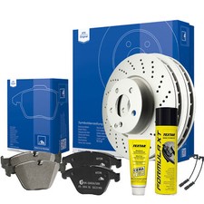 ATE Bremsensatz + Ceratec + Bremsenreiniger +  WK MERCEDES S-Klasse W220 312m