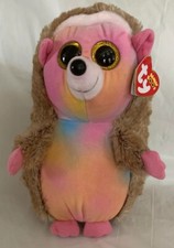 Ty Beanie Boos Pinecone The 9 Inch Hedgehog Colorful Tummy Sparkly Eyes MWMT