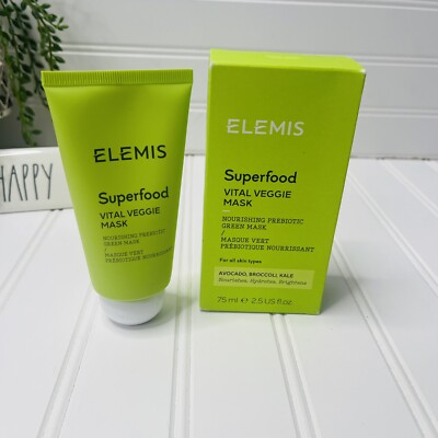 Elemis Superfood Vital Veggie Mask 2.5 oz 75ml Full Size ~ New I