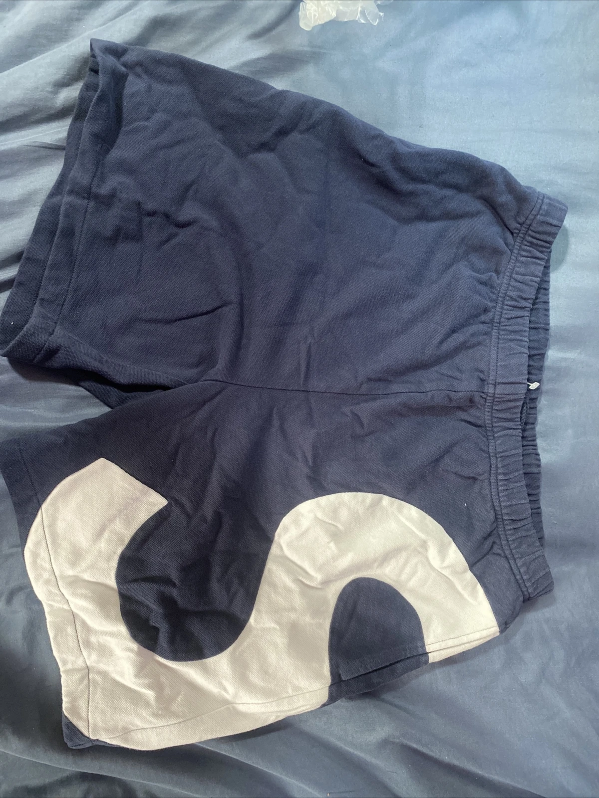 Short logo Supreme S petit marine SS19