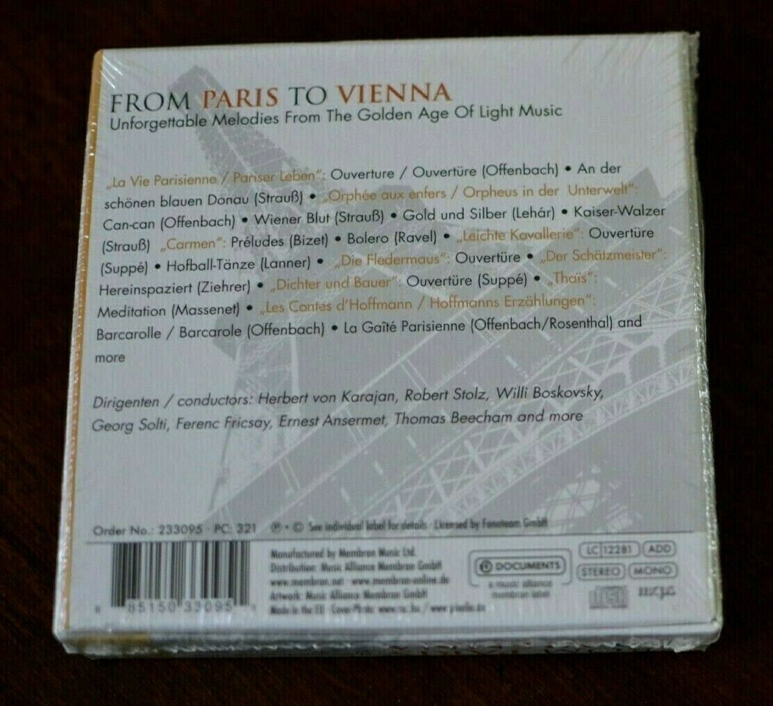 From Paris to Vienna: Unforgettable Melodies from the Golden From Paris to Vienna: Unforgettable Melodies from the Golden