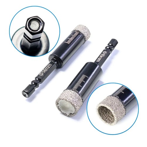 5Pcs Dry Diamond Core Drill Bit 6mm HoleSaw Cut Marble Tile Porcelain Granite AU - Picture 11 of 12