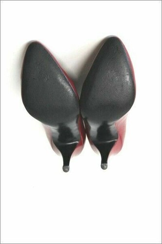 JB MARTIN Escarpins Vintage Tout Cuir Rouge Foncé T 3.5 UK / 37 BE - Imagen 6 de 6