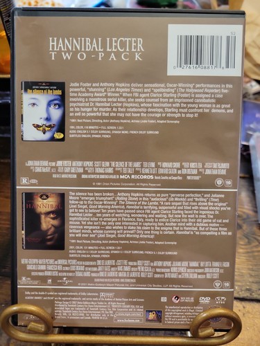 Hannibal Lecter Two Pack: The Silence of the Lambs/Hannibal (DVD, 2007) - Picture 2 of 2