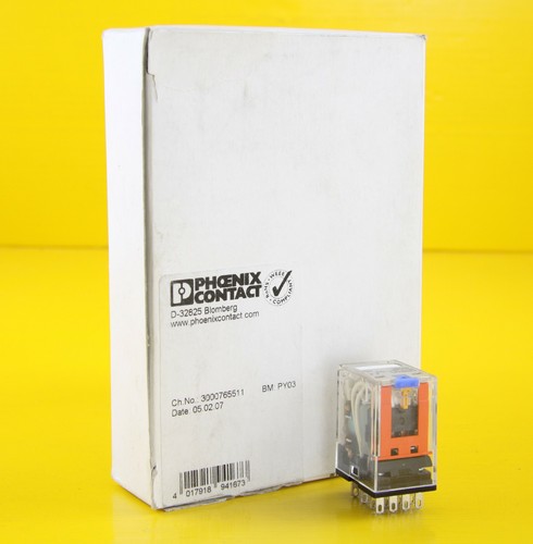 Phoenix / Omron REL-IR/LDP-48DC/4X21 AU Plug In Industrial Relay 48VDC (2 Pack) - Picture 2 of 8