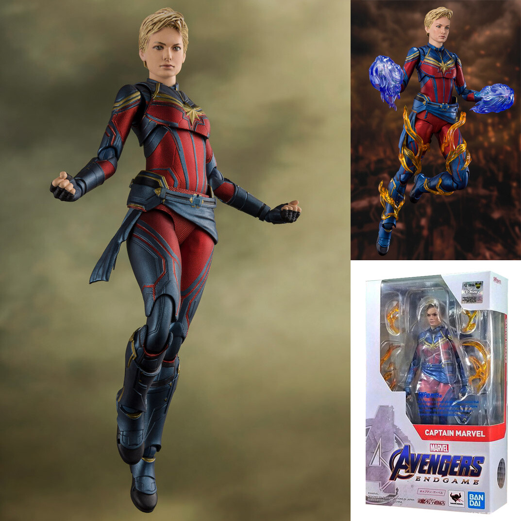 Bandai S.H.Figuarts Captain Marvel (Avengers: Endgame) | eBay