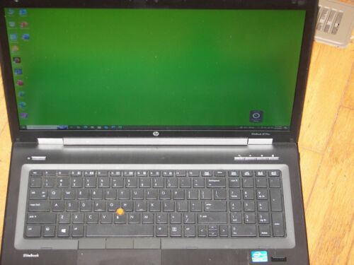 HP ELITEBOOK 8770w, CORE i7-3520M, 512G SSD, 8GB DDR3, BT, WIN10 Works Good - Picture 2 of 7