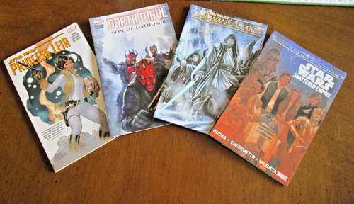 STAR WARS Marvel Disney Soft Cover Lot 4 Graphic-Darth Maul, Leia, Obi-Wan + - Picture 8 of 8