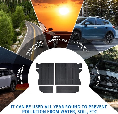 Alfombrillas de respaldo cruzado aptas para Toyota Corolla 2022-2024, ajuste personalizado para todo tipo de clima - Imagen 9 de 9
