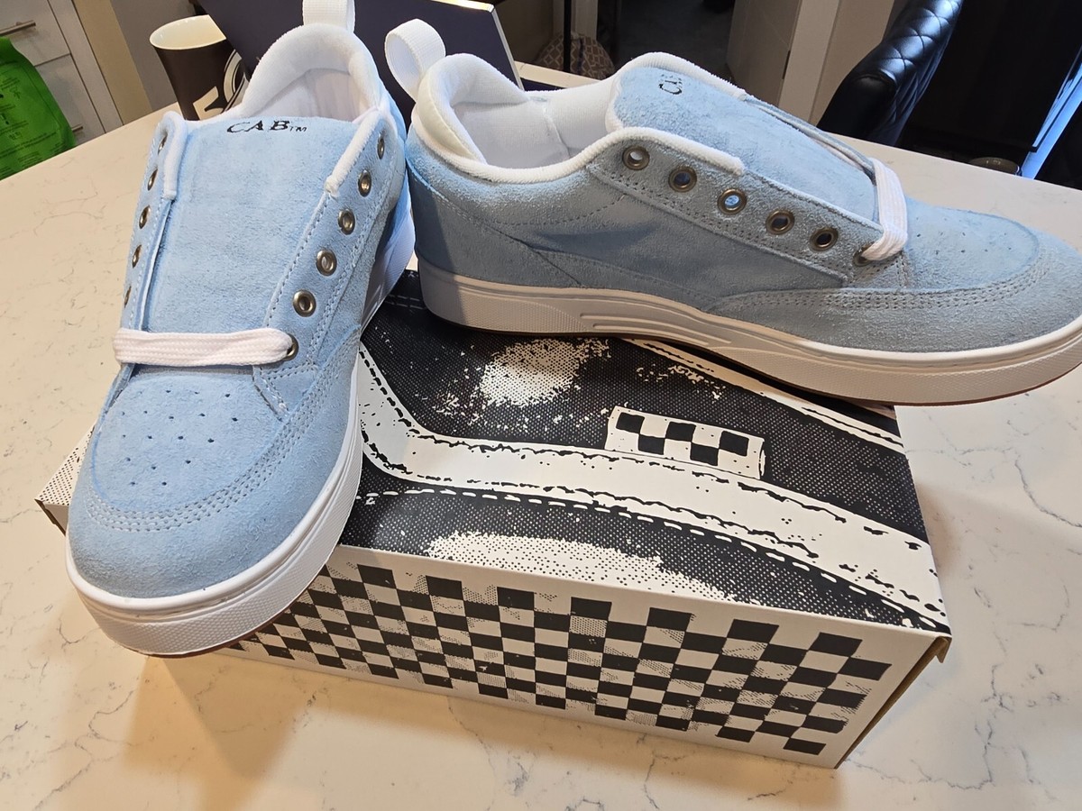 VANS Skate Cab 4 HALF CAB BABY BLUE MENS SIZE 10 SNEAKERS
