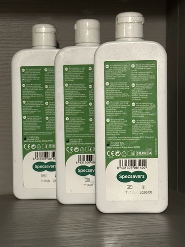 3 x 240ml SPECSAVERS CONTACT LENS Easy Vision UNI PURPOSE SOLUTION - Long Expiry - Picture 2 of 2