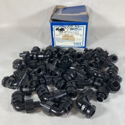 30 New Thomas Betts #APC0509, 1/2'' Xtra Flex Liquid Tight 90° Conduit Fittings
