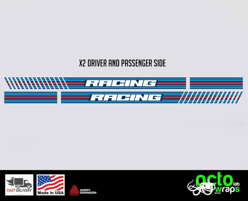 fit Porsche 911 Carrera GT3 Sport Martini Racing door decal sticker engine turbo - Picture 4 of 6