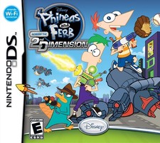 Phineas and Ferb: Across the 2nd Dimension (Nintendo DS, 2011) - NO CASE! TESTED