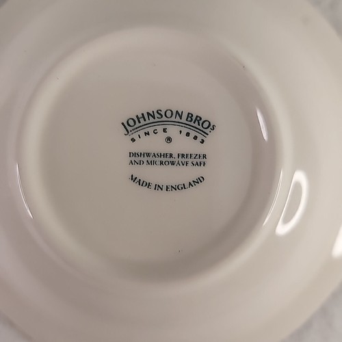 China Johnson Bros Deningh Castle Pink 6" Cereal Bowls England Vintage Set Of 2 - Picture 8 of 8