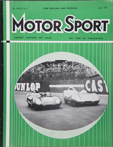 Motor Sport Magazine July 1957 - Imagen 1 de 2