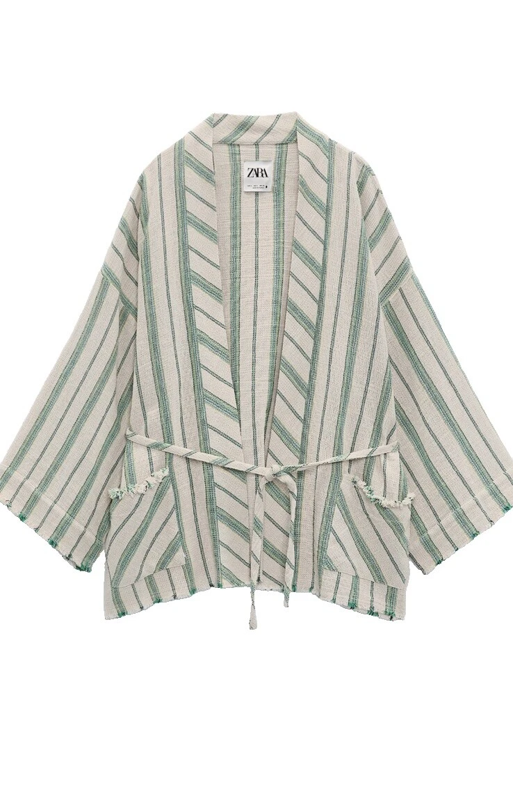 Abrigos de Rayas Informal Zara, chaquetas y chalecos para Mujeres